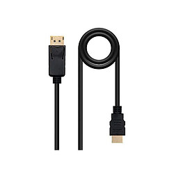 Adaptateur DisplayPort vers HDMI NANOCABLE 10.15.430 Noir