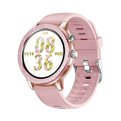 Universal Smartwatch Femmes 1,3 pouces Full Touch Écran rond Fitness Tracker Smartwatch Surveillance de la fréquence cardiaque Cadeaux pour femmes | Smartwatch (rose)