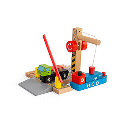 Bigjigs Rail Chantier d'expédition de conteneurs