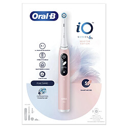 Oral-B iO 6S Adulte Brosse à dents vibrante Rose, Blanc