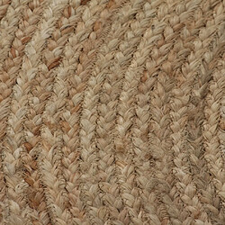 Decoshop26 Tapis Jute tressé 150 cm rond DEC023925