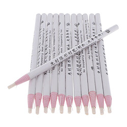 Acheter 12pcs Crayons De Crayon Pelucheux De La Chine De Crayons De Craie De Tailleur Pour Le Tissu Blanc