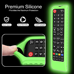 Avis SANAG Housse Coque En Silicone Pour Samsung Tv Telecommande Bn59 Series, Antichoc Antiderapant Remote Case Cover etui De Protection Pour Samsung Tv Telecommande(Glow Green)