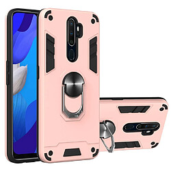 Coque en TPU hybride 2 en 1 amovible avec béquille or rose pour votre OPPO A9 (2020)/A5 (2020)/A11/A11x