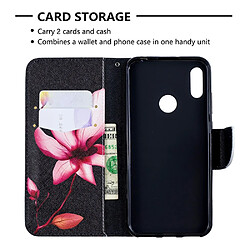 Avis Etui en PU impression de motifs motif floral pour votre Huawei Y6 (2019)/Y6 Pro (2019)/Y6 Prime (2019)