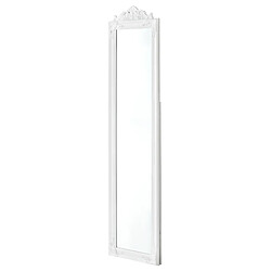 Avis Miroir sur Pied Arezzo Inclinable 160 x 40 cm Blanc Mat [en.casa]