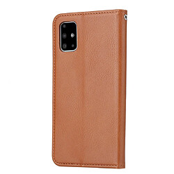 Avis Wewoo Housse Coque Pour Galaxy S11 Knead Skin Texture en cuir à rabat horizontal avec cadre photo et support et fentes cartes et portefeuille marron