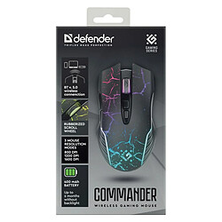 Souris Defender GM-511 COMMANDER OPTIC Noir 1600 dpi pas cher