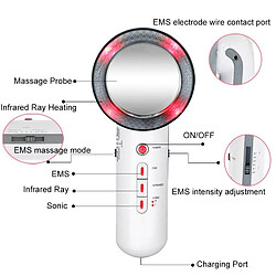 Acheter Justgreenbox Ultrasonic Cellulite Stimulate Body Slimming Massager Infrared Ultrasonic Therapy Weight Loss Device - 4000151783446-EU-Plug