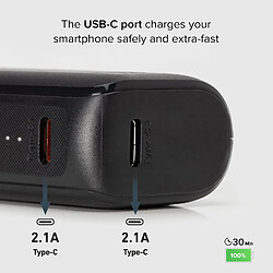 Acheter SANAG Powerbank Compact 5000Mah Chargeur Portable 10W Charge Rapide Chargeur Pour Smartphone Android Et Iphone Transportable En Avion, 1 Port Usb-C Et 1 Usb-A, Câble De Charge Inclus