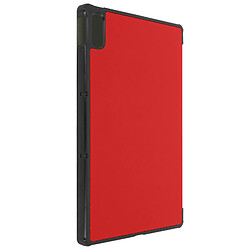 Avizar Étui Lenovo Tab P11 pro Support Vidéo Design Fin rouge