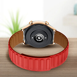 Avis Avizar Bracelet pour Honor Magic Watch Watch GS3 Souple Attache Magnétique Rouge