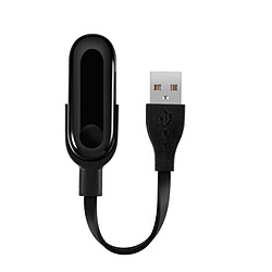 Wewoo Chargeur Objet connecté de fil de noyau de cuivre pur fil USB pour Xiaomi Mi Band 3 noir