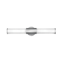 Elstead Lighting Applique murale Salle de bains Hinkley Acier,verre dépoli opale Chrome poli