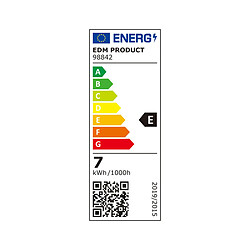 Avis Lampe LED EDM 98842 E 60 W E14 800 lm Tubulaire (3200 K)