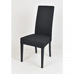 Avis Dansmamaison Duo de chaises tissu Noir - PISE