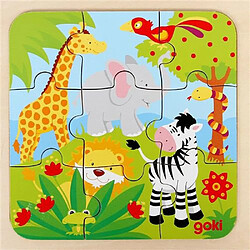 RedMiter Puzzle En Bois Animaux De La Jungle Pour Enfants 2 Ans