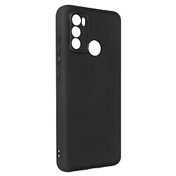 Avizar Coque Motorola Moto G60s Semi-rigide Soft-touch Fine noir