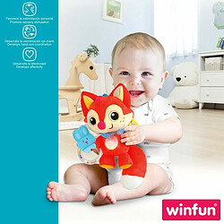 Peluche Hochet Winfun Renard 13,5 x 26,5 x 7,5 cm (6 Unités) pas cher