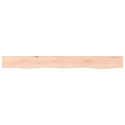 Maison Chic Étagère murale flottante,Etagère de rangement 100x10x4 cm bois de chêne massif non traité -MN52793