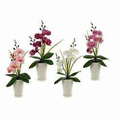 Ibergarden Fleur décorative Orchidée Plastique 14 x 35 x 8 cm (12 Unités)