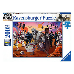 Ravensburger Puzzle Science-fiction 200pcs XXL The Mandalorian l'Affrontement Thème Star Wars Multicolore pas cher