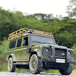 Universal 1: 32 Land Rover Defender, alliage, modèle, jouet.(Vert)