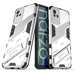 Coque en TPU anti-chocs avec béquille, argent pour votre Realme Narzo 50i