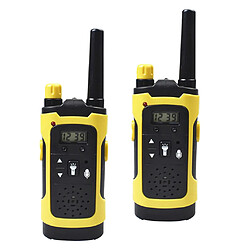 2pcs Talkie-walkie Intérieur Extérieur Enfants Enfants Jouet Jaune pas cher