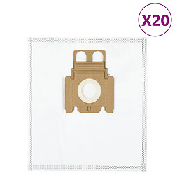 vidaXL Sacs d’aspirateur pour Miele K 20 pcs