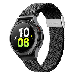 Bracelet en nylon DUX DUCIS 20 mm, élastique tressé pour votre Samsung Galaxy Watch 5/4 - noir