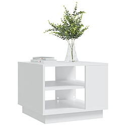 Acheter Maison Chic Table basse pour salon | Table à café Blanc 55x55x43 cm Aggloméré -GKD39614