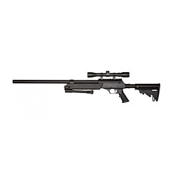 Asg Pack complet Fusil de précision Urban Sniper Metal Spring + BiPied + Lunette + 2 Chargeurs