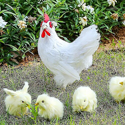 Acheter Universal 4pcs / ensemble réaliste poulet à fourrure - simulation animale jouet de poultre réaliste poule