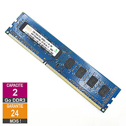 Barrette Mémoire 2Go RAM DDR3 Hynix HMT125U6BFR8C-G7 DIMM PC3-8500U 1Rx8 - Reconditionné