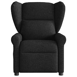 Avis vidaXL Fauteuil de massage inclinable électrique Noir Tissu