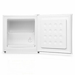 Avis COMFEE Mini Congélateur RCU40WH2(E) - 31L- Classe E - Froid statique -Blanc - Porte Réversible - Taille compacte - Pieds réglables