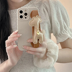 GUPBOO Étui pour iPhone13 Bracelet girafe simple étui pour téléphone portable couleur unie