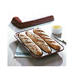 Acheter Moule céramique 3 baguettes rouge - eh345506 - EMILE HENRY