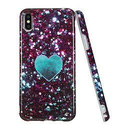 Avis Wewoo Coque Fashion Étui de protection en TPU pour iPhone XS Max coeur vert