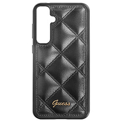 Guess Maroquinerie Guess Coque pour Samsung Galaxy S23 FE Rigide Motif Matelassé Noir