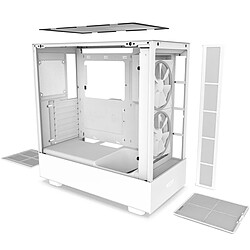 Boîtier ATX semi-tour NZXT CC-H51EW-01 Blanc pas cher