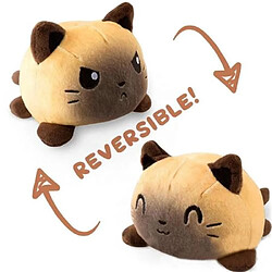 RedMiter Peluche Doux réversible Poupée Flip double face 15cm-Marron