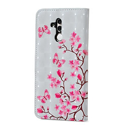 Avis Wewoo Housse Coque Etui à rabat horizontal en forme de papillon avec motif floral pour HuMate 20 Lite, support et logements pour cartes, cadre photo porte-monnaie