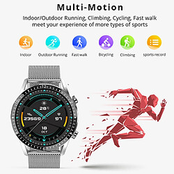 Universal Smartwatch Homme Full Touch Sport Fitness Watch IP67 Imperméable Bluetooth pour IOS Smartwatch Homme | Smartwatch (Noir) pas cher