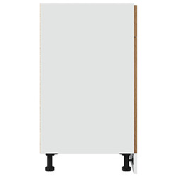 Acheter vidaXL Armoire de plancher à tiroir chêne artisanal 40x46x81,5 cm