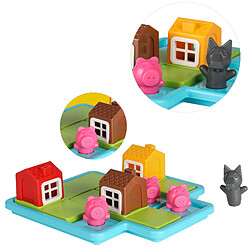 Avis Universal Trois petits cochons intelligents jeux de société cachés 48 défis compétences construction puzzles jeux de logique QI formation jouets cadeaux pour enfants |