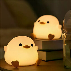 RedMiter LED veilleuse mignon canard dessin animé Animal Silicone lampe enfants capteur tactile synchronisation USB Rechargeable cadeau d'anniversaire