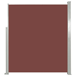 Maison Chic Auvent latéral rétractable de balcon | Store extérieur | Auvent solaire de patio 160 x 300 cm Marron -GKD68659