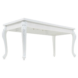 Acheter vidaXL Table à manger 179x89x81 cm Blanc brillant